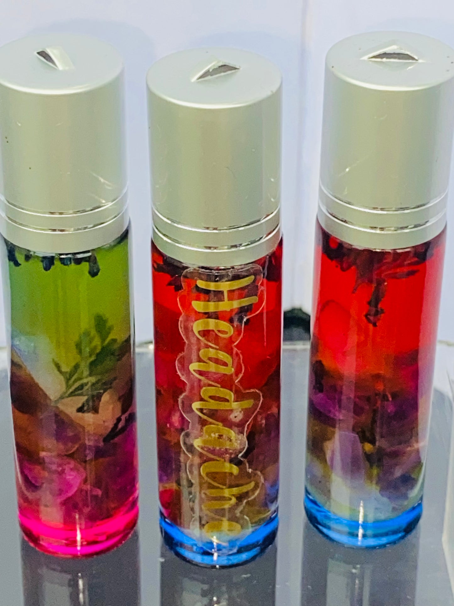 Enchanted crystals body oil rollers