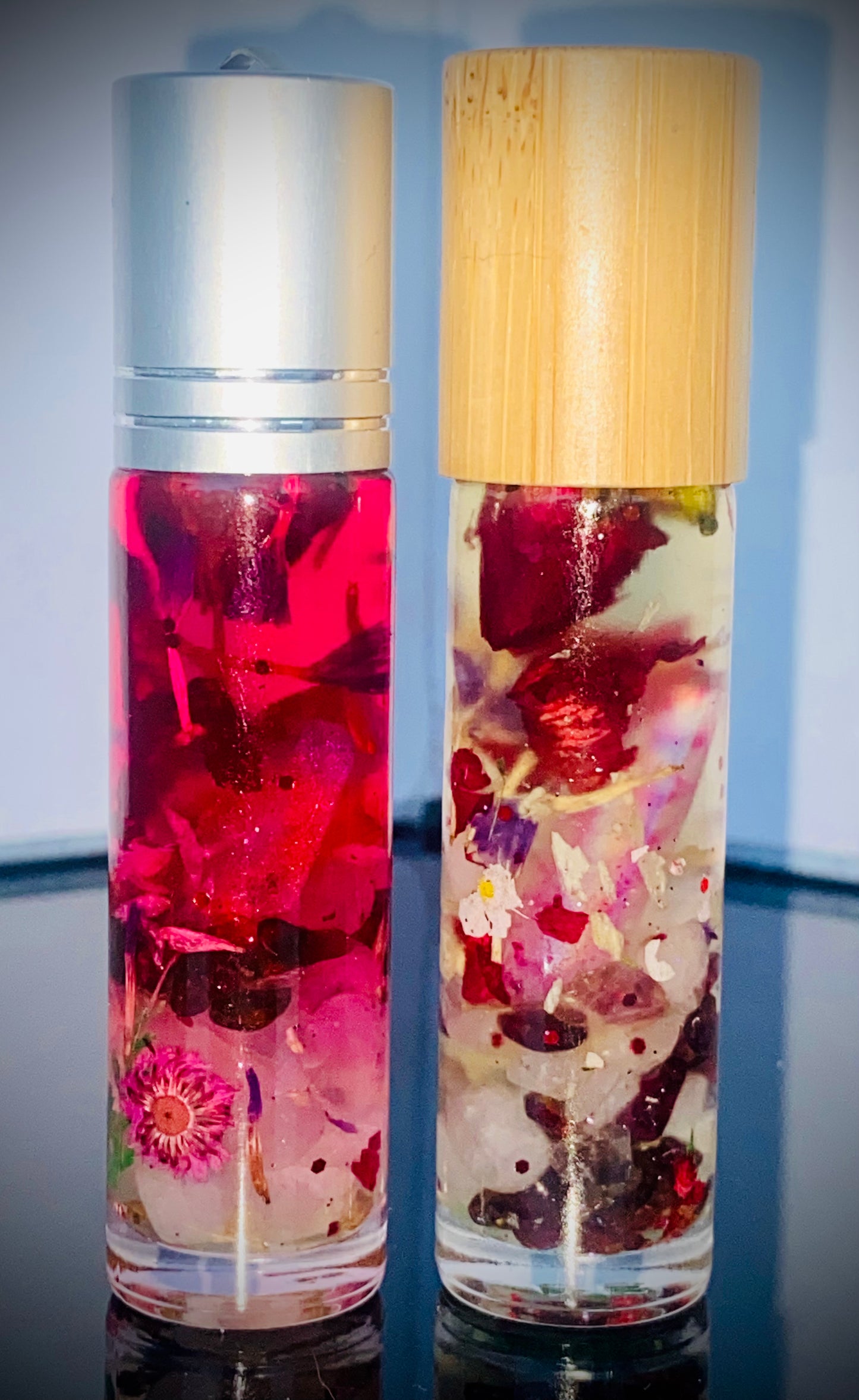 Enchanted crystals body oil rollers