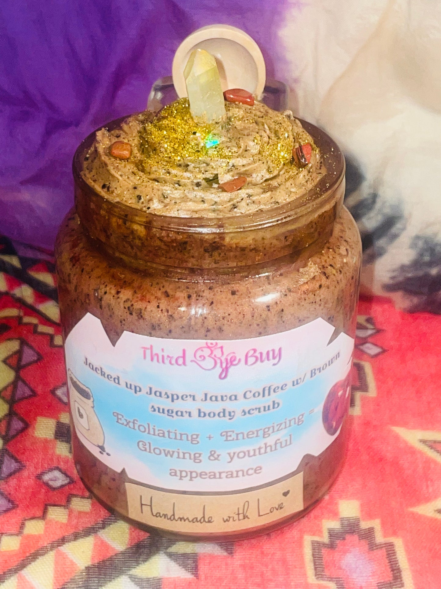 Emulsified exfoliating  Whipped body scrubs