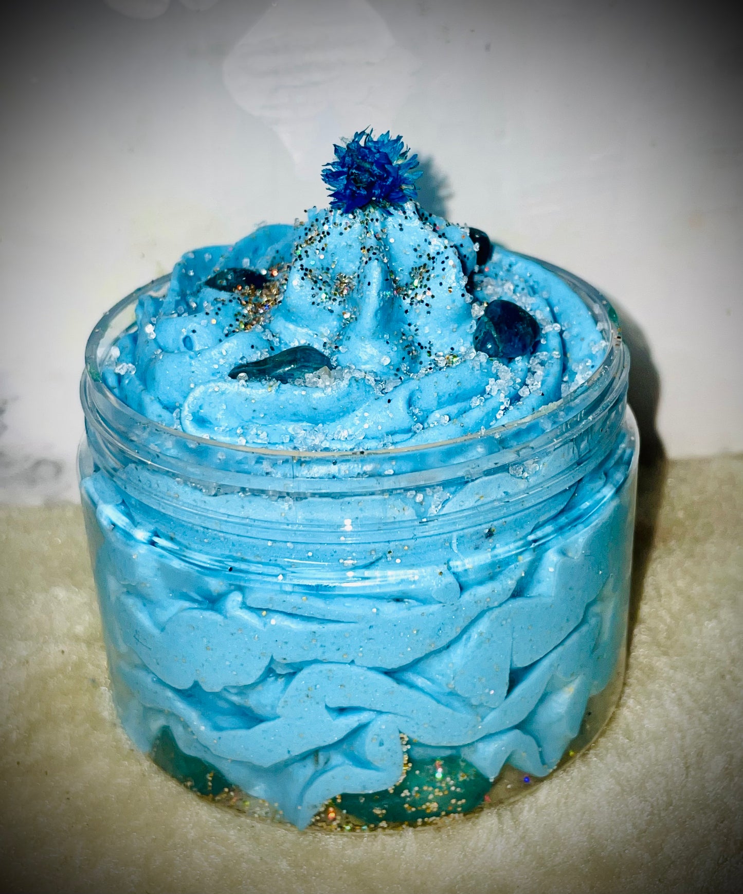 Emulsified exfoliating  Whipped body scrubs