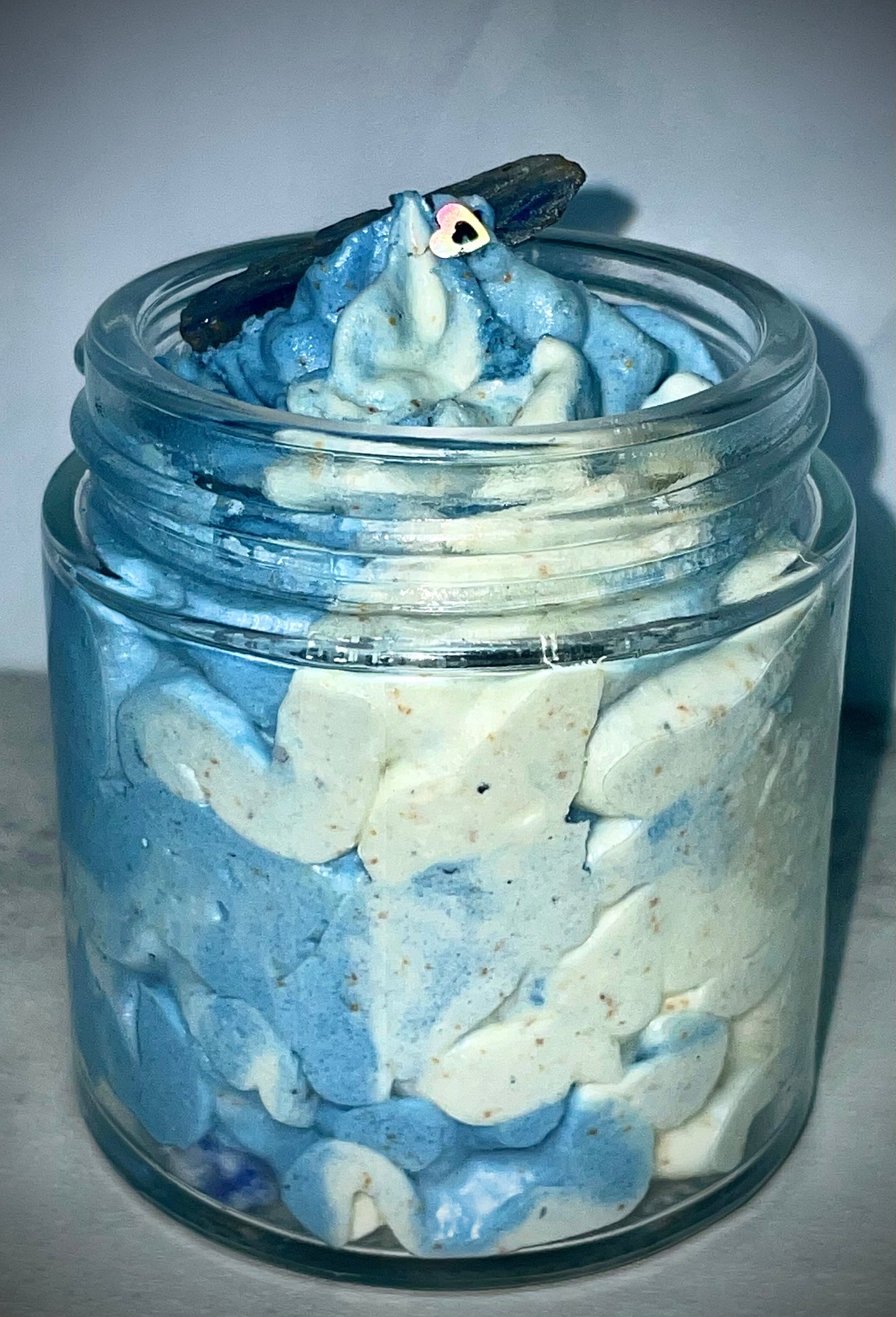 Emulsified exfoliating  Whipped body scrubs