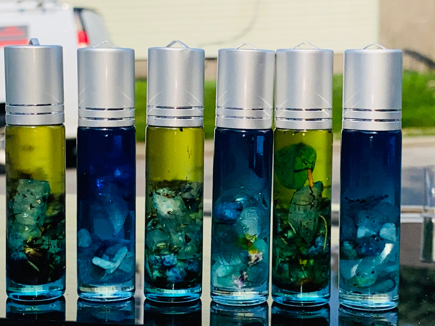 Enchanted crystals body oil rollers