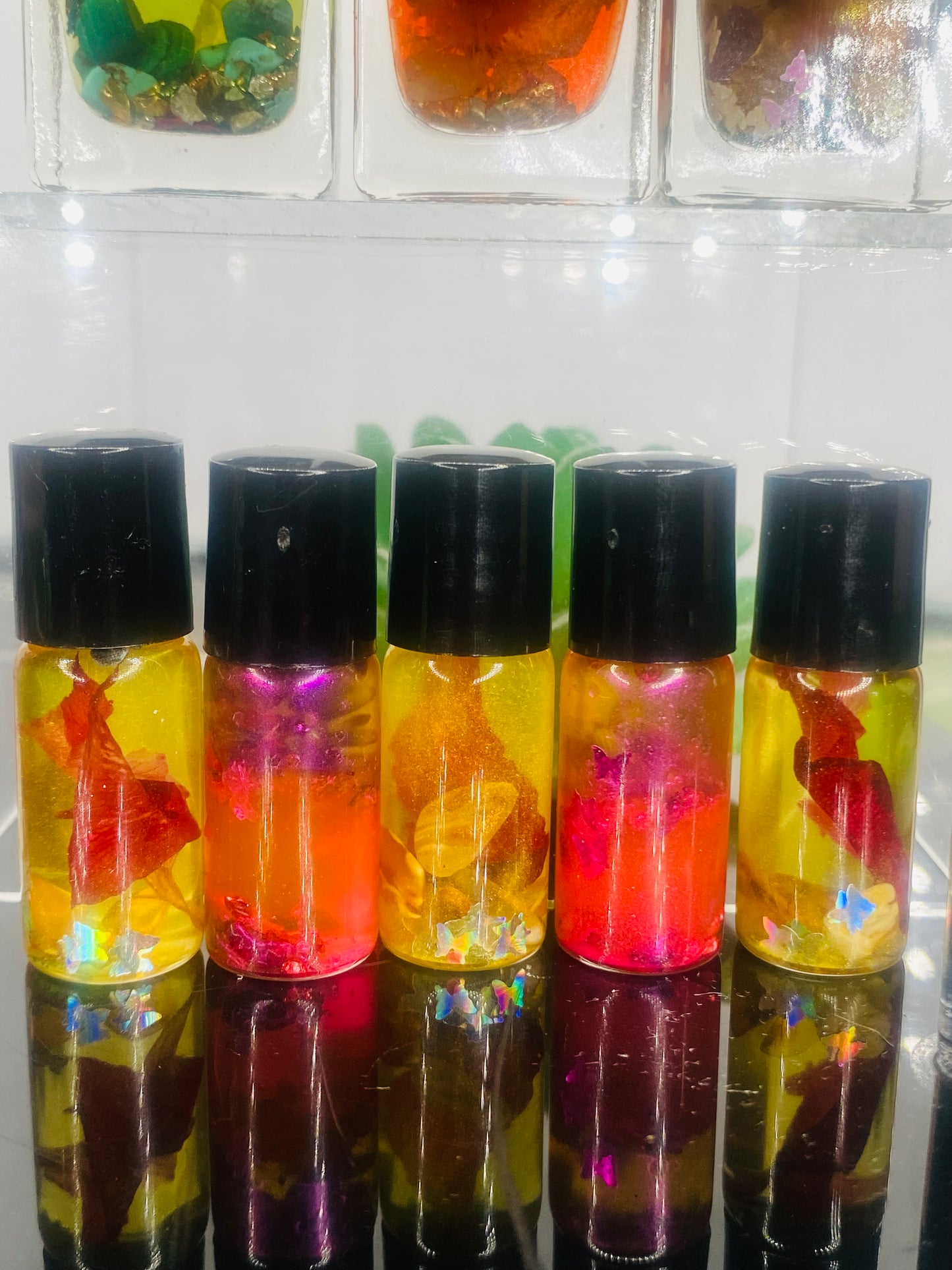 Enchanted crystals body oil rollers