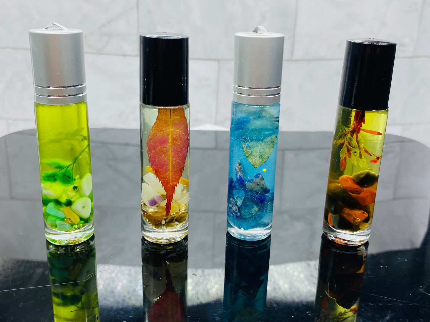 Enchanted crystals body oil rollers