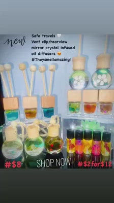 Car rearview mirror/vent clip Oil Diffuser’s